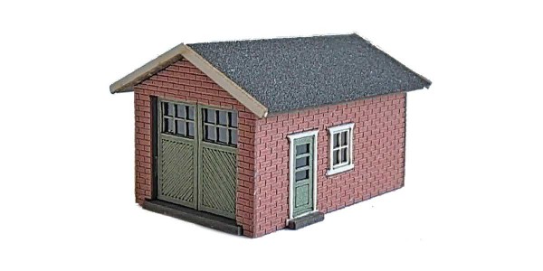 Archistories 412201 Red brick Kit  Single car garage