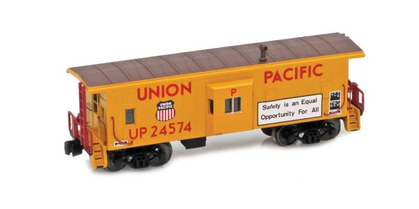 AZL 92002-7 UP Bay Window Caboose 24574 Safety is an Equal Opportunity For All AZL 92002-7 UP Bay Window Caboose 24574 Safety is an Equal Opportunity For All