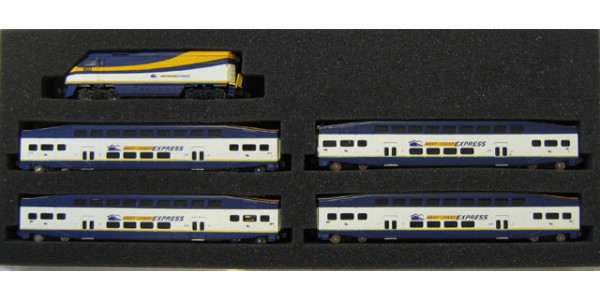 AZL 7007-2 F59PHI West Coast Express Full Set | Bombardier Cars #904 AZL 7007-2 F59PHI West Coast Express Full Set | Bombardier Cars #904