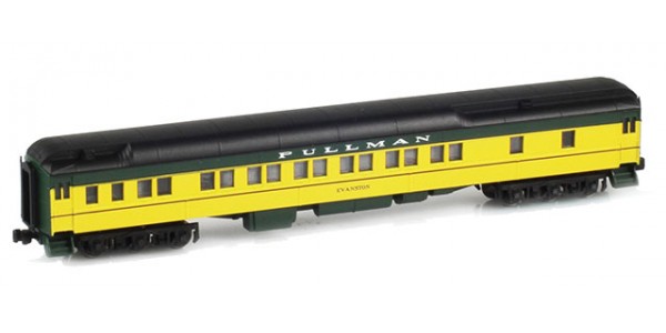 AZL 71005-1 Pullman CNW 12-1 Heavyweight Sleeper Car | EVANSTON