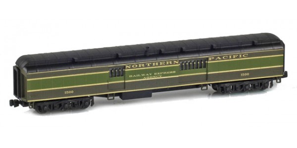 AZL 71633-1 Baggage Car NORTHERN PACIFIC RAILWAY EXPRESS AGENCY #1500 AZL 71633-1 Baggage Car NORTHERN PACIFIC RAILWAY EXPRESS AGENCY #1500