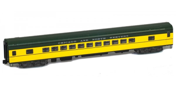 AZL 73705-0 CHICAGO AND NORTH WESTERN Coach Lightweight Passenger Car AZL 73705-0 CHICAGO AND NORTH WESTERN Coach Lightweight Passenger Car