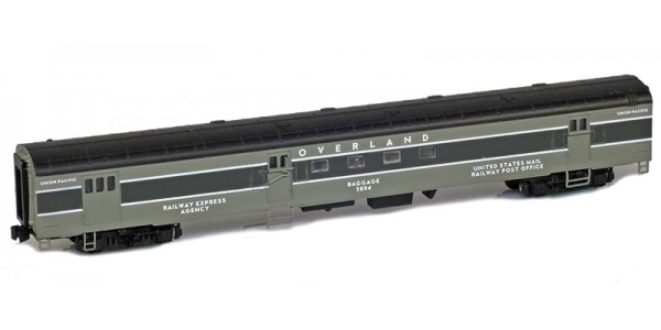 AZL 73944-1 Union Pacific Mail OVERLAND BAGGAGE #5804 Lightweight Passenger Car