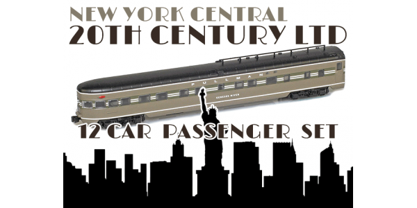 New York Central 20th Century Ltd | 12-Car Passenger Set