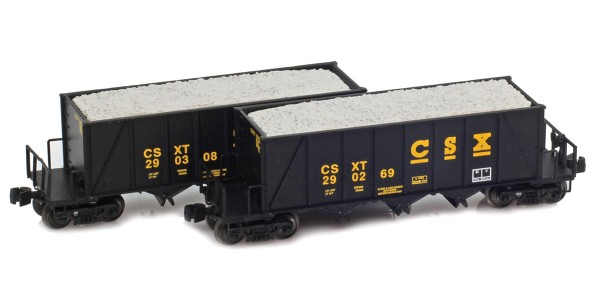 AZL 905354-1 CSX (CSXT) Ortner 40' Hopper | 2-Car Set AZL 905354-1 CSX (CSXT) Ortner 40' Hopper | 2-Car Set