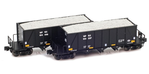 AZL 905364-1 Wells Fargo Leasing Ortner 40' Hopper | 2-Car Set AZL 905364-1 Wells Fargo Leasing Ortner 40' Hopper | 2-Car Set