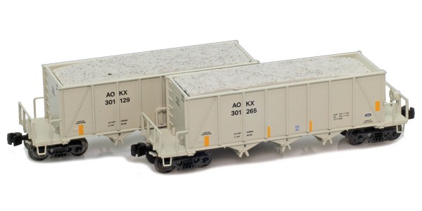 AZL 905365-1 Greenbrier Management (AOKX) Ortner 40' Hopper | 2-Car Set