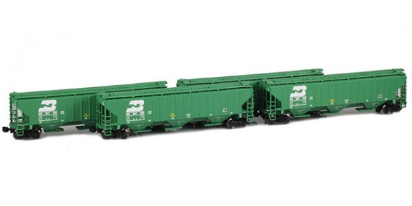AZL 90925-1 BN PS-2 Covered Hopper | 4-Car Set AZL 90925-1 BN PS-2 Covered Hopper | 4-Car Set