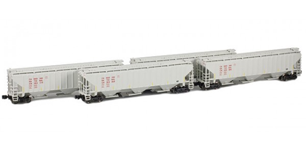 AZL 90927-1 Canadian National PS-2 Covered Hopper | 4-Car Set AZL 90927-1 Canadian National PS-2 Covered Hopper | 4-Car Set