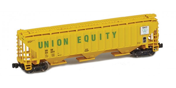 AZL 91938-1 GROX (Union Equity) Co-Op PS-2 Covered Hopper #60654 AZL 91938-1 GROX (Union Equity) Co-Op PS-2 Covered Hopper #60654