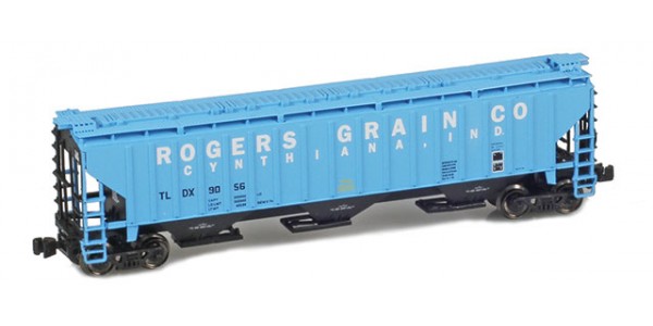 AZL 91938-3 Rogers Grain Co (TLDX) Co-Op PS-2 Covered Hopper #9056 AZL 91938-3 Rogers Grain Co (TLDX) Co-Op PS-2 Covered Hopper #9056