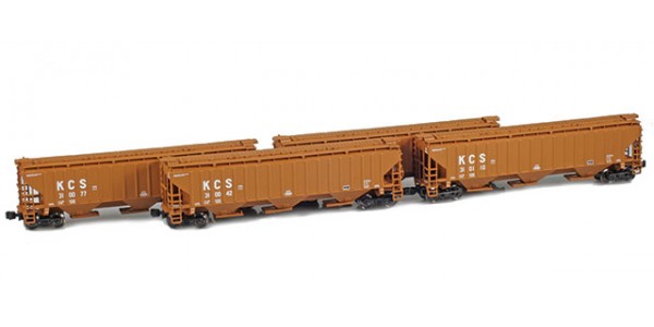 AZL 90926-1 KCS PS-2 Covered Hopper | 4-Car Set AZL 90926-1 KCS PS-2 Covered Hopper | 4-Car Set