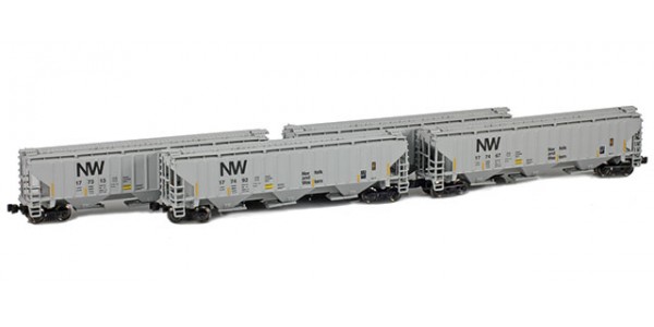 AZL 90931-1 N&W PS-2 Covered Hopper | 4-Car Set AZL 90931-1 N&W PS-2 Covered Hopper | 4-Car Set