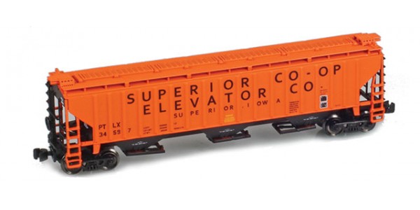 AZL 91935-4 PTLX | Superior Co-Op PS-2 Covered Hopper #34597 AZL 91935-4 PTLX | Superior Co-Op PS-2 Covered Hopper #34597
