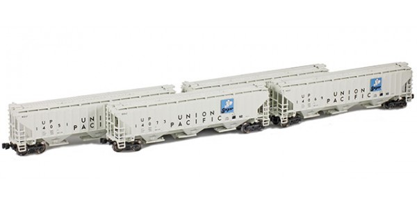 AZL 90934-1 UP (Sugar) Set PS-2 Covered Hopper | 4-Car Set AZL 90934-1 UP (Sugar) Set PS-2 Covered Hopper | 4-Car Set