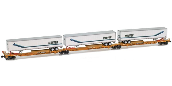 AZL 905236-1 TTAX Trinity RAF 53C Spine Cars | Set 355164 | 3-Car-Set | Marten AZL 905236-1 TTAX Trinity RAF 53C Spine Cars | Set 355164 | 3-Car-Set | Marten