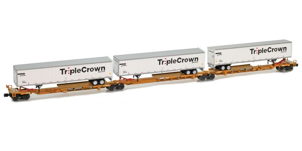 AZL 905232-1 TTAX Trinity RAF 53C Spine Cars | Set 355075 | 3-Car-Set | NS / Triple Crown AZL 905232-1 TTAX Trinity RAF 53C Spine Cars | Set 355075 | 3-Car-Set | NS / Triple Crown