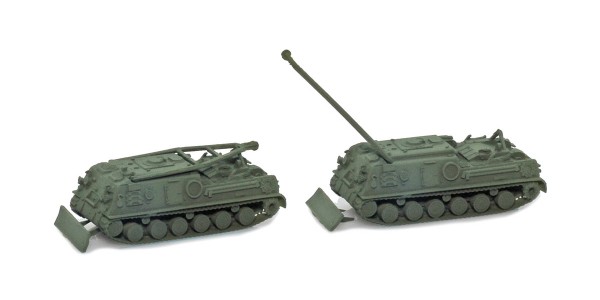 Z-Panzer AZLM88-G Olive Green | M88 Set Of 2 Recovery Vehicles