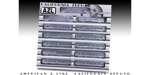 AZL Set 72101 | California Zephyr | 11 Car Boxed Set