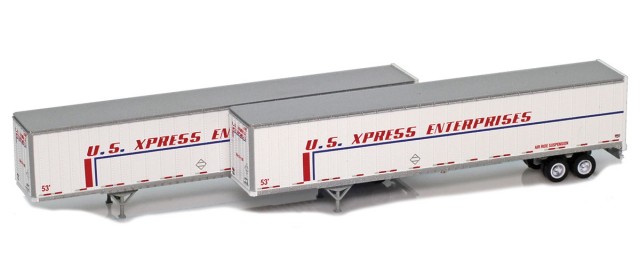 AZL 954011-1 US Express 2 x 53' Trailer   2-Pack