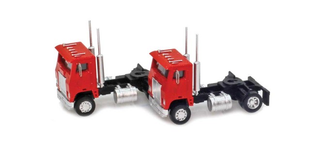AZL 96102 Red Cab-Over Truck  2 pack