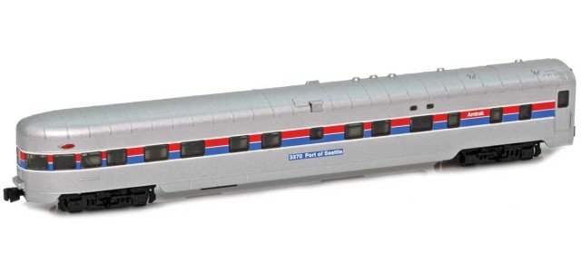 AZL 73850-1 Amtrak Observation 3770 Port of Seattle Lightweight Passenger Car