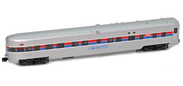 AZL 73850-2 Amtrak Observation 3771 Port of Vancouver Lightweight Passenger Car