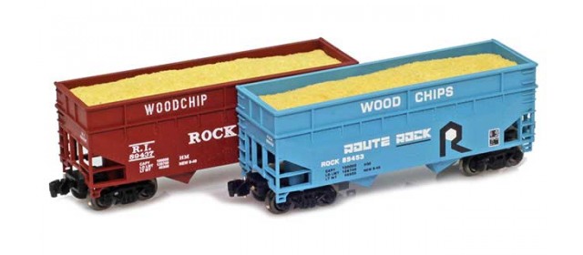 Full Throttle FT-COL73 Rock Island 33’ Offset side wood-chip 2-bay 89437, 89453