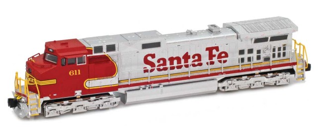 AZL 65102-1 ATSF C44-9W 611 Red Warbonnet
