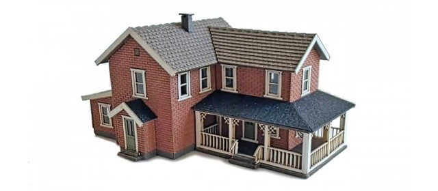 Archistories 401261 Red Brick Kit  Turn of the Century house 1