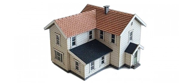 Archistories 403261 White Brick Kit  Turn of the Century house 1
