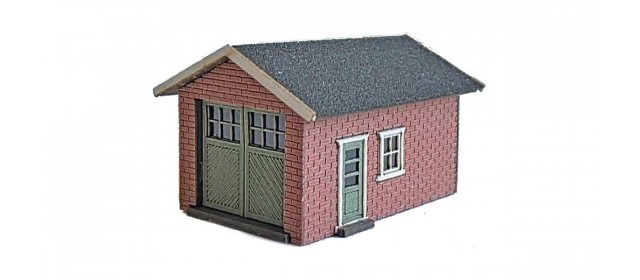 Archistories 412201 Red brick Kit  Single car garage