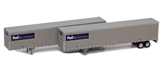 AZL 954002-1 FedEx Multimodal 53' Trailers | 2-Pack