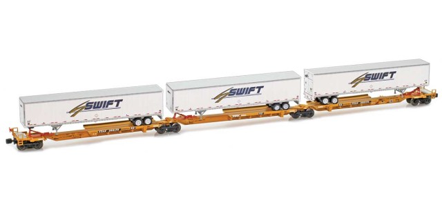 AZL 905237-1 TTAX Trinity RAF 53C Spine Cars - 3 unit set 355173 53' Trailers – Swift